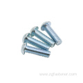 Blue zinc steel hex socket button head cap screws